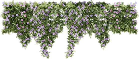 Flower vines cutout
