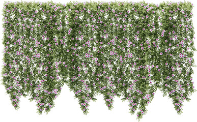 Flower vines cutout