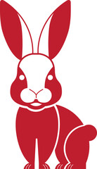 Chinese New Year 2023 with rabbit cartoon