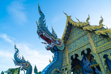 Wat Rong Suea Ten or Blue Temple
