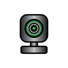 Webcam sign icon.