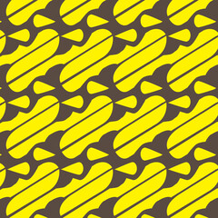 Modern Batik Indonesia Seamless Textile Wallpaper Pattern Fashioned