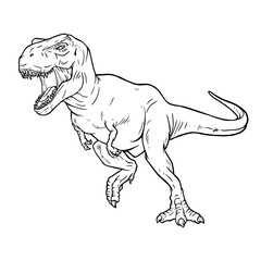 Tyrannosaurus Rex, Trex Coloring Book