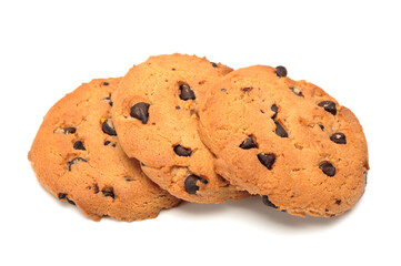 Cookies on a white background