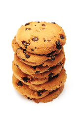 Cookies on a white background