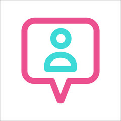 Member Followers Icon Two Color