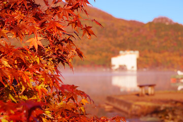 秋の榛名湖