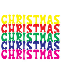 Retro Christmas SVG Bundle, Christmas Sublimation Designs, Retro Christmas Svg, Merry Christmas,