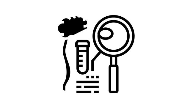 diamond-blackfan anemia health problem line icon animation