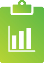 business chart task gradient icon
