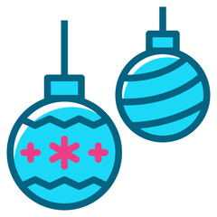 bauble ball two tone icon