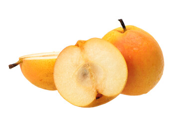 nanguo pear on white background