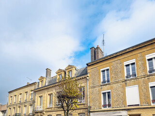 Fototapeta na wymiar Street view of downtown Charleville-Mezieres, France