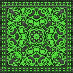 Ceramic tile background- kitchen flooring and bathroom. Mosaic seamless- art wall. 3d illustration