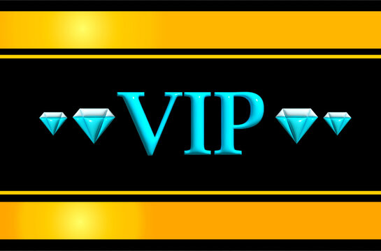 Vip banner, web template. Only for club members. Royal Club. for VIPs, luxuries, gold, diamonds,
interest club (in 3D style)