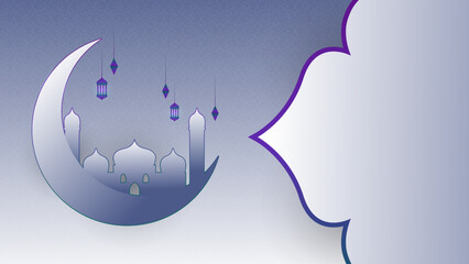 Islamic Background design for Ramadan Kareem