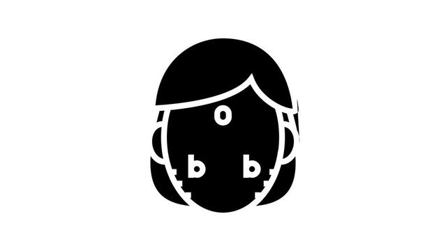 combination skin line icon animation