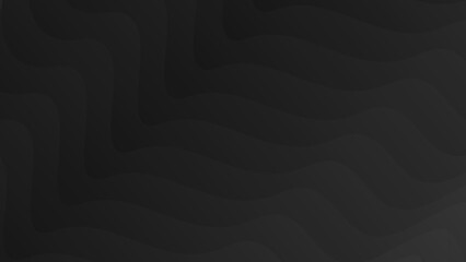 Liquid color background design. Black elements with fluid gradient. Dynamic shapes composition. Vector illustration