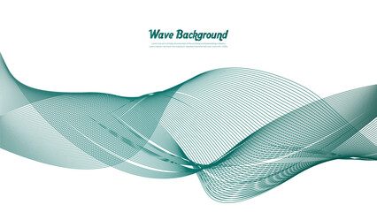 Waveform smooth curved lines Abstract design