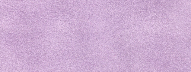 Texture of velvet matte light lilac background, macro. Suede purple fabric with pattern.