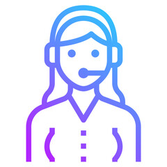 operator gradient line icon