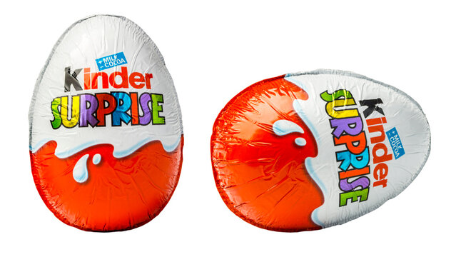  Kinder Surprise, a chocolate egg