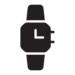 watch glyph icon