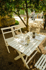 table and chairs