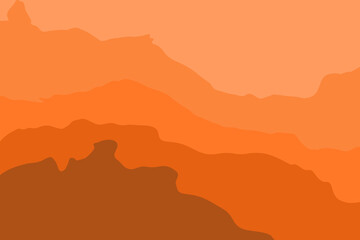 Fototapeta na wymiar background gradient orange abstract for illustration 