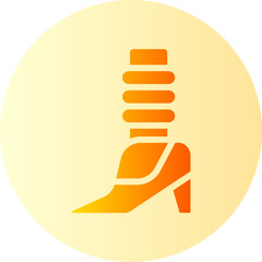 leg warmer gradient icon