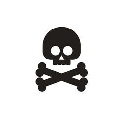 Skull and Crossbones Icon.  Format png.