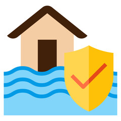 flood flat icon