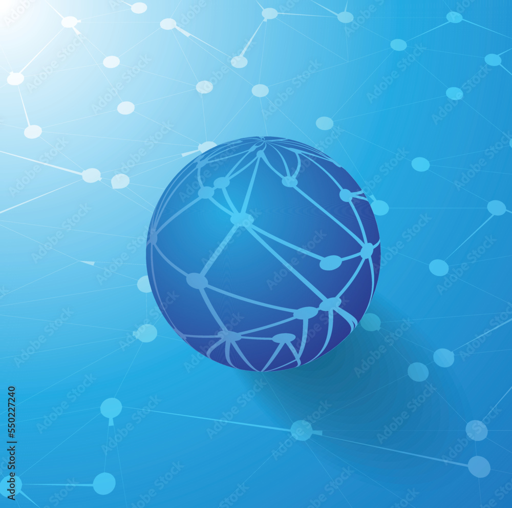 Aufkleber ech modern retro futuristic background .vector design composition with various technology elements .