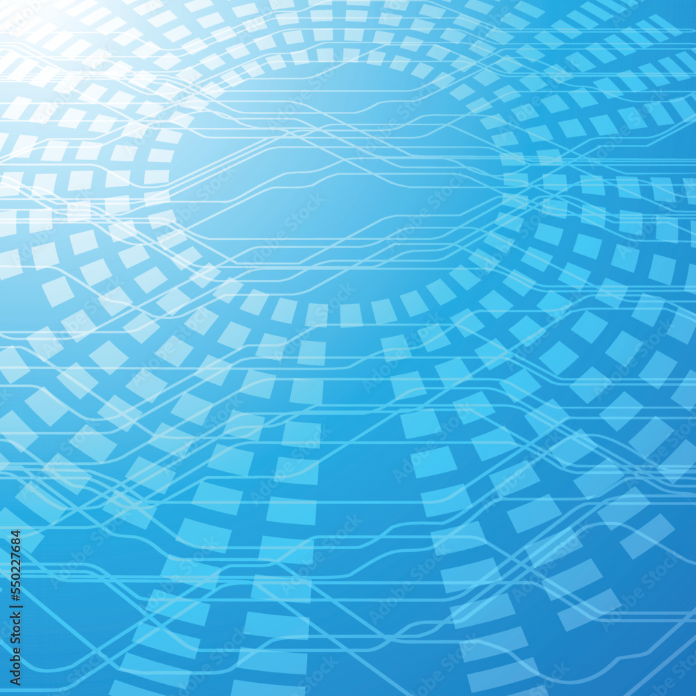 Poster ech modern retro futuristic background .vector design composition with various technology elements .