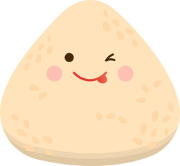 Chinese Dragon Boat Festival traditional food: Zongzi, glutinous rice food, Zongzi cartoon characters and mascot expressions