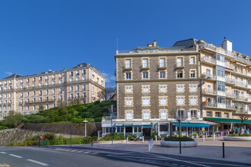 Fototapeta premium Street in Biarritz, France