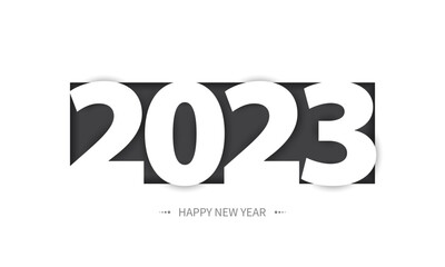 2023 Happy New Year Background Design.