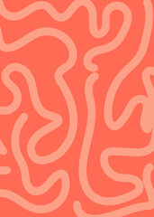 Squiggle Doodle Abstract Background