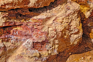 Ramon Crater Colors National Park in Negev desert, Israel