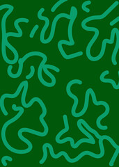Fototapeta na wymiar Squiggle Doodle Abstract Background