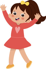 Cute girl smiling