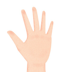 Obraz premium 左手