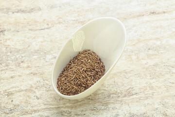 Zira seeds in the bowl