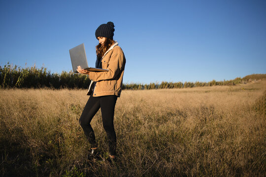 Person working remotely digital nomad remote work location independent