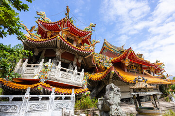 Fototapeta premium Jiji Wuchang Temple Earthquake Museum in Nantou of Taiwan