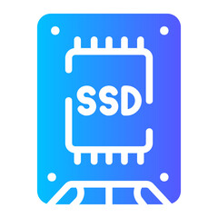 ssd card gradient icon