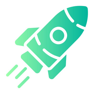 Rocket Gradient Icon