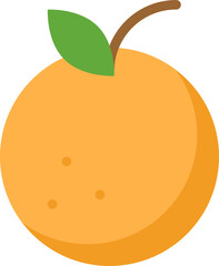 Fresh Fruits Flat Design Vector Illustration