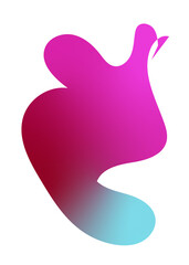 Abstract Shape Gradient Transparent 