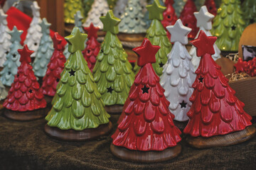 Clay Christmas Trees